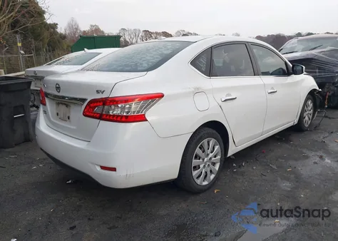 2015 Nissan Sentra Sv из США, поврежденный, VIN 3N1AB7AP3FY356107